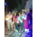 Gopika Anil Instagram - . Happy diwali from OUR'S to YOUR'S 🥰💫❣️♥️ @parakkatnatureresortmunnar diwali celebration 🥳🎉🥰 . #diwali2022 #parakatnature #celebration #diwalinights #lights #crackers #familytime #happiness #blessed #