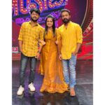 Gopika Anil Instagram – .
💛💛💛
@sajinsajin_ 
@achusugandh 
.
Costume @muchmore_designs 
.
#asianet #santhwanam #startmusic #aradhyampaadum #season4 #shivanjali