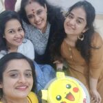 Gopika Anil Instagram – .
These people always makes our life and special days wonderful ♥️
Missing some 😔
Thankyou so much for coming 
@niranjansuraj 
@arya_o 
@shyama.o 
.
#family #friendlikefamily #always #forever #familyfriends #celebration #birthday