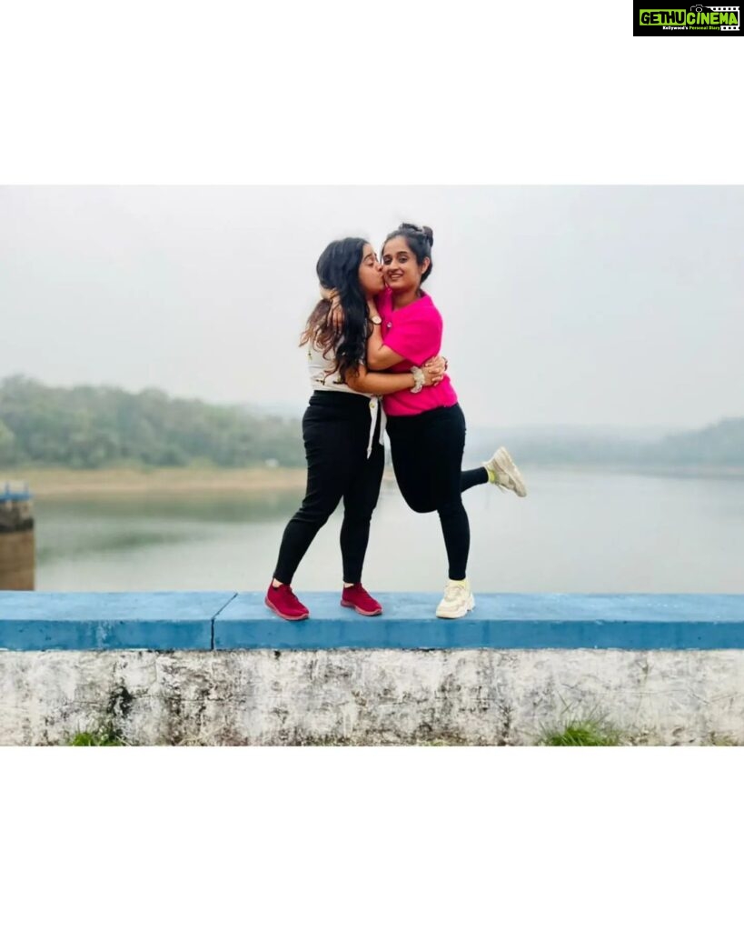 Gopika Anil Instagram - . A sister always finds a way of adding joy to your everyday ! Ps- i miss u 🥺 @__keerthana_anil__ ♥️