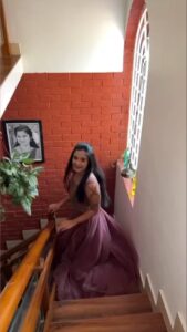 Gopika Anil Instagram - Embrace all that is you 🥰✨♥️ This beautiful outfit, designed with love from @_she_spot_ ♥️ . Vc @chithira_rose_mathew 😘 . #embraceyourself #reelsinstagram #reels #tamilsongs #tamil #outfitoftheday #attire #shespot
