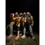 Gopika Anil Instagram - . Still not out of this yellow gal gang 💛 I miss you gals😘😘 @__keerthana_anil__ @divyarun2411 @sujibg . Pc @arungraghavan . #galgang #yellow #swag #posers #gals #dancing #campfire #sisters #friends #family #love #live #letlive Ammoos farm fresh
