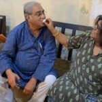 Gourab Roy Choudhary Instagram - Belated happy birthday Biswajit da and manoshi di .. dujonei boddo priyo sathe priyo ovineta o gurujon o .. khub valo theko ai vabei amader sikkhar Adrit dio… ❤️❤️❤️❤️🌈🌈🌈💐