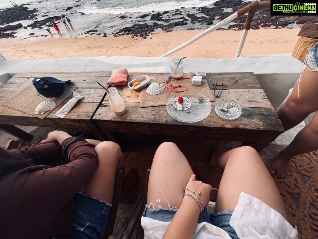 Gouri G Kishan Instagram - Girls just wanna have some sun ☀️ 🍬 Eva Cafe