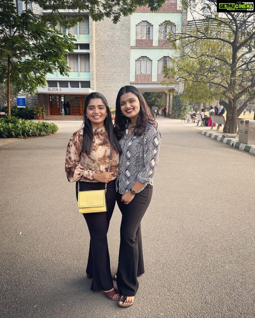 Gouri G Kishan Instagram - Going back to college is giving me the feelz 🤧 #alumni Christ University, Bangalore