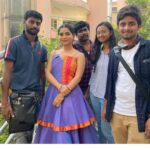 Gouri G Kishan Instagram - Chattiest on the makeup chair 🙊 This one’s for my lovely team on the sets of #SrideviShobanBabu 💗 From waking up groggily @ 4.30am in a new location, washing my throat down with 2-3 cups of black coffee to keep my eyes open, getting my character-look brief for the day, to helping me read my lines in Telugu, tolerating many days when my face was puffy, or I had dark circles, or when my hair was oily coz I just didn’t have the energy to wash it… These 4 have seen it all.. and still got the look perfect, everyday. You guys are the reason Sridevi turned out looking like how she did and I’m grateful to have worked with a team so passionate and sincere to their craft, and so goddamn good at it. Uday anna, Chiru anna, Prasad and Shruti - thank you for making me feel home during the entire filming of #SrideviShobanBabu and giving me my best look as yet. P.S - HUGE respect to all the ‘heroines’ who make it look as though looking good is easy. 🙌