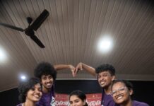 Gouri G Kishan Instagram - The new choreography work of team MMM “Anuraga Sundhari’ from the movie “Anuragam”, take a look at @gourigkofficial dancing with team MMM in our MMM DANCE FAM tee. 🎥✂️ @albert_will.i.am 👕 @thetriplemstore Go watch the full video of Anuraga Sundhari on sathyamvideos youtube channel !!! #Anuragam In theatres May 5th !!! @shahad_k_muhammad @aswin_official @premachandranag @sudhishpilla @gauthamvasudevmenon @johnyantonyofficial @im_sureshgopi @lijopaul_editor @joel__johns_ @im_moozi @gourigkofficial @ranjithkg @devayani_raajakumaran @sheela @lenaasmagazine @durgakrishnaartist @pattambimanikandan @sudheesh_actor @anees.nadodi @harrisdesom @sanoop_changanassery @sujith_c_s @amalchandra409 @yellow_tooths @eggwhitevtx @sync.cinema @dony_prakuzhy @titto_p_thankachen @manumanjith_s @satyamcinemas @lakshminathcreations @tince.varghese @vaisakh_c_ #myselfandmymoves #mmm #mmmdancefam #mmmchoreography #reelswithmmm #dancewithmmm #Anuragam #AnuragamMovie #Aswin Jose #Shahad #BilalMoozi #GouriGKishan #GouthamVasudevMenon #JohnyAntony #JoelJohns #LakshminathCreation #SatyamCinemas#malayalammovie