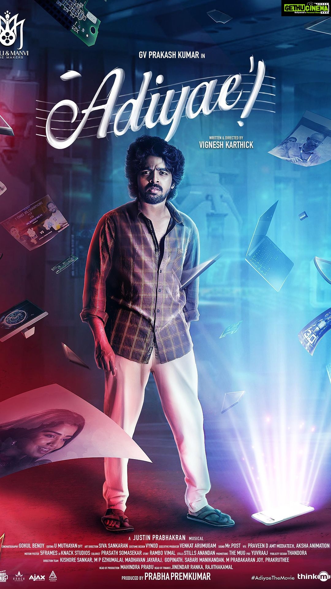Gouri G Kishan Instagram - Here is the motion poster of #Adiyae My next in Tamil alongside @gvprakash 🤍✨ MOST EXCITED FOR THIS ONEEEE 💯⚡️ @maali_and_manvi @vignesh_karthick88 @gokul_benoy @madumkeshprem @prabhakaranjustin @venkat_prabhu @rjvijayofficial @muthu_ayan_u
