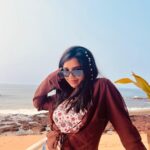Gouri G Kishan Instagram – Beach baby 🏖️🌊💕 Goa