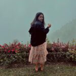Grace Antony Instagram - She’s Dreaming 💭 . . . . . 👗 @signatures_by_treesa_josh 📸 @jo_makeup_artist 📍 @chandysdrizzledrops @allonawallkochi @anitha_anuj . . #graceantony #travel #traveling #vacation #december #diary