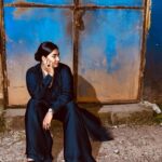 Grace Antony Instagram - Rare <3# . . . Wearing @anooparavindh2020 #night #outfits #blue #graceantony #casualstyle