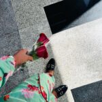 Grace Antony Instagram - Just like flowers 🌷 . . . Wearing @dr_salva_arshad__ . #graceantony #dubai #dubailifestyle #style Dubai UAE