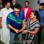 Grace Antony Instagram - Dubai @rorschachmovieofficial promotions. 🤍✨✨With @mammootty @sharaf_u_dheen @george.mammootty @mammoottykampany @iamantojoseph @samad_truth @truthglobalfilms