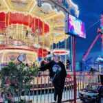 Grace Antony Instagram - Mixed Rainbow 🌈 . . . . . . . 📸 @shamsukotta . . . #vacation #dubai #globalvillage #dubailife #travel #graceantony #nightout #lights Global Village Dubai