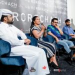 Grace Antony Instagram - Dubai @rorschachmovieofficial promotions. 🤍✨✨With @mammootty @sharaf_u_dheen @george.mammootty @mammoottykampany @iamantojoseph @samad_truth @truthglobalfilms