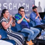 Grace Antony Instagram – Dubai @rorschachmovieofficial promotions. 🤍✨✨With @mammootty @sharaf_u_dheen @george.mammootty @mammoottykampany @iamantojoseph @samad_truth @truthglobalfilms
