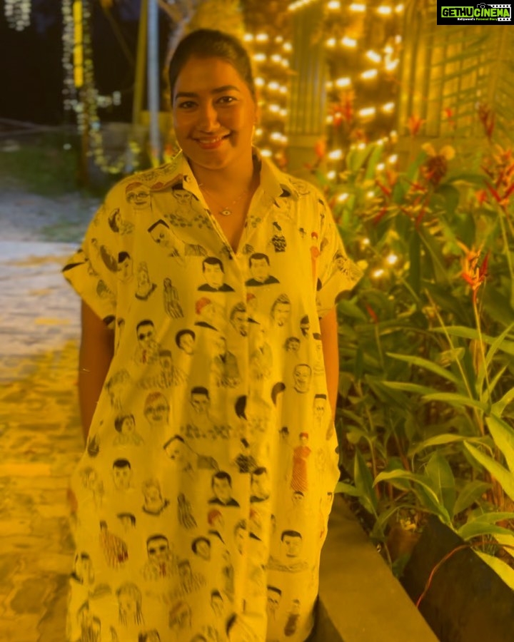 Grace Antony Instagram - Brighty ✨✨ . . #rorschach #promotion Wearing @stylestoriesbypriyanka Click @sanjusivram 🤍 #nightout #graceantony