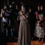 Grace Antony Instagram - 🪩 You guys make me smile,every single day. . . . Mua & hair @jo_makeup_artist Wearing @western_lady_ Styling @anooparavindh2020 Still @arjun_photographi @saturday_night_movie #promotion #graceantony