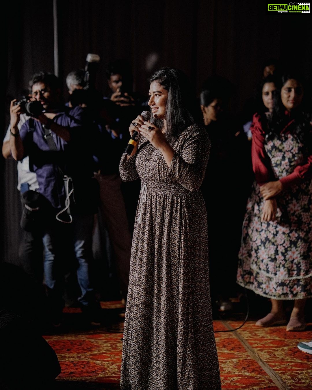 Grace Antony Instagram - 🪩 You guys make me smile,every single day. . . . Mua & hair @jo_makeup_artist Wearing @western_lady_ Styling @anooparavindh2020 Still @arjun_photographi @saturday_night_movie #promotion #graceantony