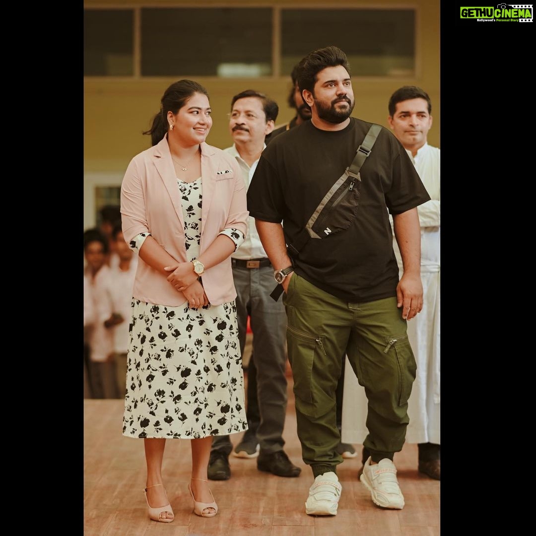 Grace Antony Instagram - ❤️ Thank you so much for the love and support guys… . . @saturday_night_movie #promotion @nivinpaulyactor @ajuvarghese @_saniya_iyappan_ @ajithvinayakafilms . Wearing @western_lady_ Mua & hair @jo_makeup_artist Click @arjun_photographi Styling @anooparavindh2020