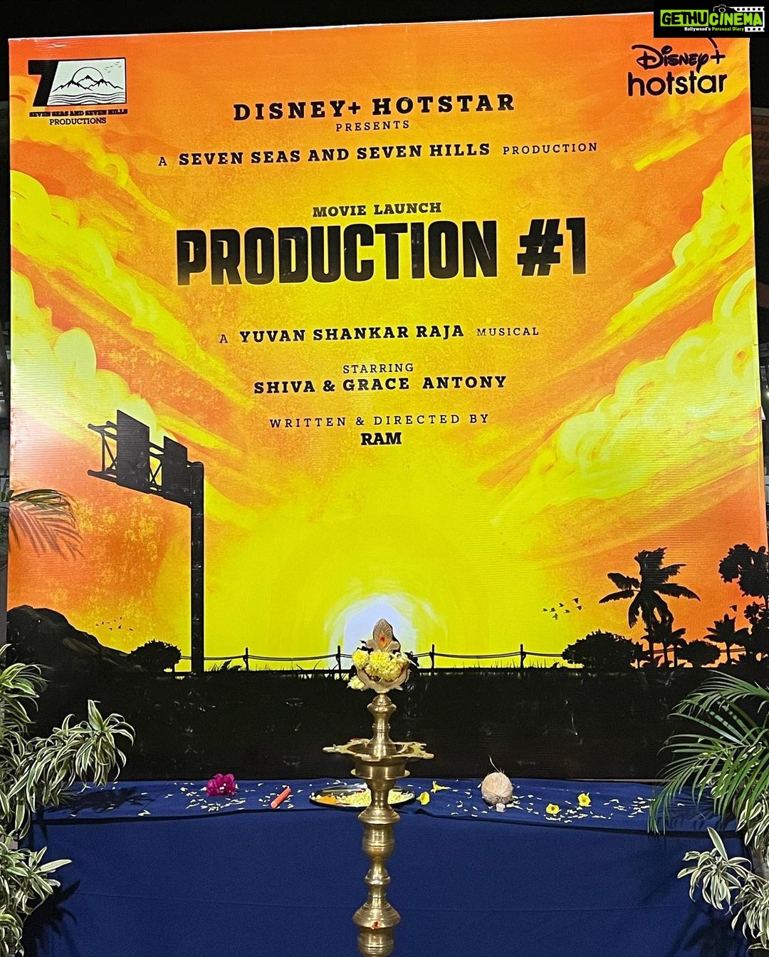 Grace Antony Instagram - Wish Granted.💠. . @disneyplushotstar @director_ram_official @actorshivaofficial @itsyuvan @_chandrakant_sonawane_ . . #tamilmovie #pooja #tamil #ram #yuvanmusical #disneyplus #graceantony #shiva