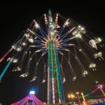 Grace Antony Instagram - Mixed Rainbow 🌈 . . . . . . . 📸 @shamsukotta . . . #vacation #dubai #globalvillage #dubailife #travel #graceantony #nightout #lights Global Village Dubai