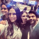 Gul Panag Instagram – And yes @nehadhupia takes the best selfies .ππ»ββοΈππ»ββοΈ
Neha is the life of a party and her warmth is infectious. I was glad to slide into position as her +1 as @angadbedi was missing in action.
So much to learn from this one . Neha, please oblige with Masterclass.π
@sakpataudi looked stunning as always and is incredible company . She is one of the wittiest people Iβve had the opportunity to meet. And now supremely fit! And yes, even though I have the kindle addition, I will be buying the paper back of her delightful novel β The Perils of Being Moderately Famousβ.
@rajkummar_rao is a revelation every time I meet him. Just . So. Cool.
@anitadongre we missed taking a picture together.π€¦π»ββοΈ
And @punitdmalhotra refused to take a picture. ππ»ββοΈ