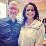 Gul Panag Instagram – Congratulations @apple on the opening of your very first store in India.
And thank you for an absolutely lovely evening. An excellent turnout and great hospitality.!
Tim was kind enough to meet and engage with his guests. And pose for pictures too! Many, many pictures.
I think he now knows, what the bridal couple in India feel like during their wedding!π
The store itself is quite fantastic,with incredibly high ceilings. And single piece glass facades. I had fun having a chat with Stefan Behling the architect who designs all their stores. Taking things to the next level. Every time.
Thank you @shanepeacock and @nehadhupia for the photos .β€οΈ
#apple #appleindia
