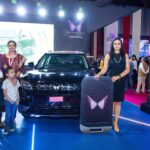 Gul Panag Instagram - Really happy to handover Mahindra’s 1st Electric SUV – XUV400 to Cdr. Vijendra Singh today at the Smart City India Expo. He and his family are excited to adopt the Electrifying Future. One key reason for them to opt for an EV is to work towards a greener future by making eco-friendly savings on their CO2 emissions. Car buyers are ready to do their bit for the environment by shifting to EVs, which have zero tailpipe emissions, and will ultimately help save our environment from smog and climate change. And of course an EV is cheaper to run when compared to its ICE counter part( 80p- ₹1 per km vs ₹10 per km) The XUV400 is the first EV SUV from Mahindra to feature the Electrifying Copper Twin Peaks, giving it a distinctive presence on the road. It is powered by a high capacity 39.4 kWh lithium-ion battery, delivering an anxiety-free range of 456 kilometres. The all-electric XUV400 has the fastest acceleration in the non-luxury segment; 0-100 kmph in a mere 8.3 seconds, top speed of 150 kmph. The XUV400 is 4200 mm long and boasts a wheelbase of 2600 mm, which offers its occupants not only excellent cabin space and legroom to luxuriate in but also best-in-class boot space of 378 litres/418 litres (up to roof). The XUV400 is designed and engineered for car buyers looking to join the electric revolution. The Smart Cities India Expo reflects India’s emerging modernization and development landscape. Since its inception in 2015, Smart Cities India Expo has been spearheading the movement towards, pragmatic global solutions for the wellbeing of all citizens. Mahindra’s association at the expo with the XUV400 showcases its commitment towards achieving carbon neutrality by 2040. #MahindraXUV400 #XUV400 #WeFunWeFastWeElectric #500thXUV400 Pragati Maidan
