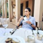 Gul Panag Instagram - The last few weeks have been beyond hectic, and I’m truly grateful that my work has had me doing very diverse things from speaker engagements to brand promotions, promoting running with sewa, to my acting assignments and more. But it has meant a lot of travel. And the pressure of juggling my personal and professional life has taken a toll. So I was delighted when @amanbagh invited me to spend a the weekend with them. This is just what the 3 of us needed. Quality time as a family. Unwinding and relaxing. 260 odd kilometres from Delhi, depending on where in NCR one is, is the stunning Aman Bagh. The journey takes about 4 hours- most of it on 6 lane highways first the EPE/WPE and then the newly inaugurated Delhi Vadodara Highway. The car was on cruise control for 3 hours! At Dausa, one gets on to the State Highway and 45 min later is Aman Bagh. The perfect weekend getaway!! Nestled in a narrow valley in the Aravallis and in the buffer zone of the Sariska National park, Aman Bagh is a beautiful property! A quick cup of tea in the courtyard and we went to our lovely room featuring a pool. Nihal was super excited, both at the sight of the pool and with the lagurs lounging near by. Dinner was back in the courtyard with live music - Rajasthani folk of course! The stars, the date trees and the silhouette of the Aravalis , made for a beautiful evening. #weekendvibes #minibreak #weekendgetaway @amanbagh #amanbagh #AmanResorts #thespiritofaman Amanbagh