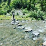 Gul Panag Instagram - Every trip to the outdoors makes Nihal braver . He is more open to taking risks and trying new things. A part of me wants to hold him back and protect him. But I realise that in doing so, I’m only coming in the way. So I hang around letting him do his thing, will being close enough to rush to him should the need arise! He started out, not wanting to go anywhere close to the stream. Then not even wanting to come onto the first rock. Swipe to see him doing his own thing, in a short while. 💁🏻‍♀️💁🏻‍♀️ Video 1 me showing him Video 2 me helping him Video 3 me guiding him Video 4 him doing his thing ( brief emergence of Momzilla as he slipped, but I recovered, as quickly as he did.😅 Video 5 He’s on his own- almost . And wants to do it again and again. Quite a journey from not anting to come near water 15 minutes ago!! @simranpotnis thank you for the photo and hospitality.
