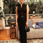 Gul Panag Instagram - I’ve been dying to wear this stunning belt and bag from @anitadongre every since I got it ( after seeing it on the lovely @diamirzaofficial ). I had put this outfit on a hanger ( it takes me a hell of a lot of planning to put an ensemble together, #IYKYN ) for a surprise party I was to attend. Which didn’t happen. 💁🏻‍♀️ So, finally got a chance to wear it the other day, and had to ask @albeegupta for a photo. Because you know there’s nothing worse than putting yourself together, and not capturing it! Both the belt and bag are vegan leather. And so finely crafted . Anita’s commitment to sustainability is something I have witnessed firsthand over the years. Whether it’s sourcing organic cotton from marginalised cotton growers in Telangana , to supporting artisans across the country to be pushing the envelope on animal friendly accessories . And she practices what he preaches. For over a decade now, I cannot recall Anita carrying a leather bag. And on one of our catch ups over lazy lunches , she spoke of how she admired Stella, McCartney, and how one day she would like to do something similar in terms of accessories. And here we are .😀 I’m so, so proud to have known you over the years and to be able to call you my friend. You’re are a role model @unpluggedanita . ❤️ And yes, our lazy lunch is now overdue.