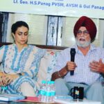 Gul Panag Instagram - It’s not often that I get to share the stage with my illustrious father. So when Patiala based book club, the Book Lovers’ Retreat reached out to me to be part of a session with him, I seized the opportunity. My father’s book, Indian Army:Reminiscences, Reforms and Romances is a curated collection of 50 of his columns written over the last few years. The columns cover a wide spectrum of life in the Indian Army- from his childhood ( since he is any Army BRAT too), to the 71 war where he was deployed in erstwhile East Pakistan, to his 40 years of service, to the much needed institutional reforms and of course peppered with many anecdotes. I suspect I was brought in to be part of the session to add a touch of glamour, but I enjoyed it immensely. I did have a small role to play in this book, though, since I pushed him to start writing these columns to begin with 🤓. Swipe to see last photo. It was very inspiring to meet members of the bookclub, all ladies, and a mix of home makers, and professionals (featuring many doctors). The club meets once a month to discuss a chosen book and we are grateful they chose Dad’s book. Special thanks to @preet1968pps who made all this possible. @bookloversretreat #bookclub #patiala Patiala, Punjab