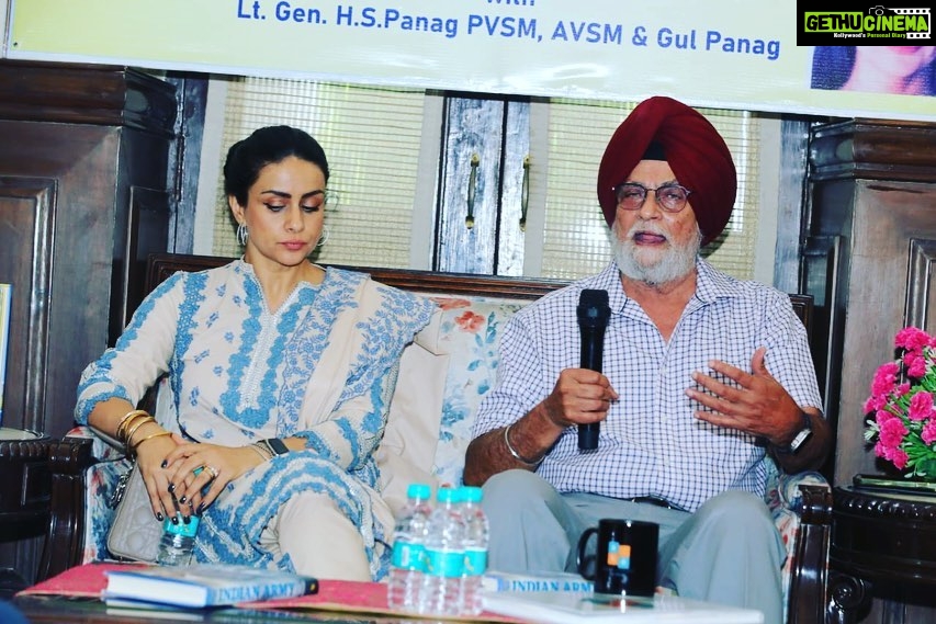 Gul Panag Instagram - It’s not often that I get to share the stage with my illustrious father. So when Patiala based book club, the Book Lovers’ Retreat reached out to me to be part of a session with him, I seized the opportunity. My father’s book, Indian Army:Reminiscences, Reforms and Romances is a curated collection of 50 of his columns written over the last few years. The columns cover a wide spectrum of life in the Indian Army- from his childhood ( since he is any Army BRAT too), to the 71 war where he was deployed in erstwhile East Pakistan, to his 40 years of service, to the much needed institutional reforms and of course peppered with many anecdotes. I suspect I was brought in to be part of the session to add a touch of glamour, but I enjoyed it immensely. I did have a small role to play in this book, though, since I pushed him to start writing these columns to begin with 🤓. Swipe to see last photo. It was very inspiring to meet members of the bookclub, all ladies, and a mix of home makers, and professionals (featuring many doctors). The club meets once a month to discuss a chosen book and we are grateful they chose Dad’s book. Special thanks to @preet1968pps who made all this possible. @bookloversretreat #bookclub #patiala Patiala, Punjab