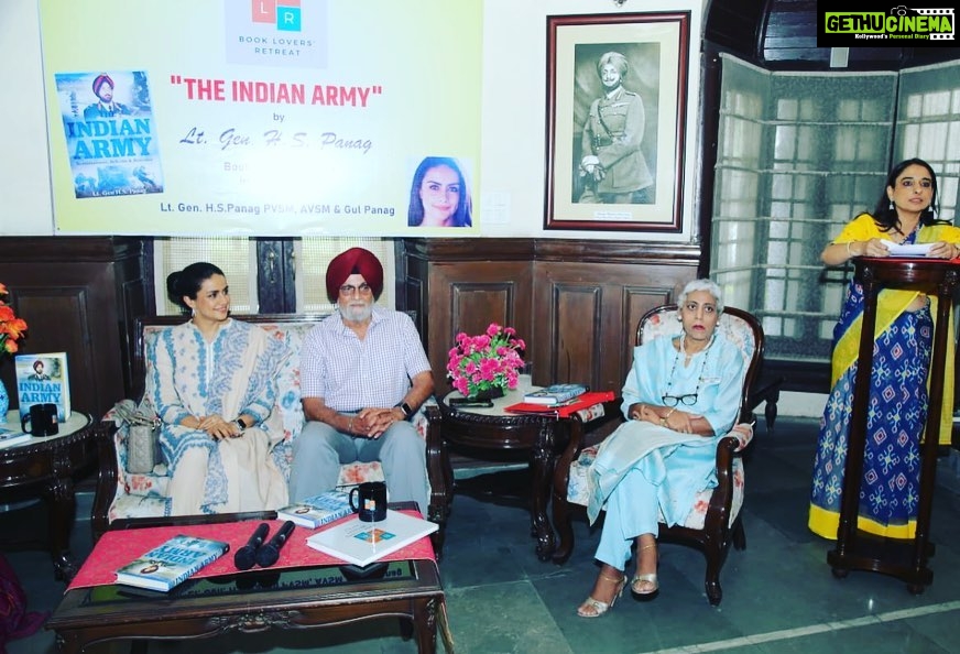 Gul Panag Instagram - It’s not often that I get to share the stage with my illustrious father. So when Patiala based book club, the Book Lovers’ Retreat reached out to me to be part of a session with him, I seized the opportunity. My father’s book, Indian Army:Reminiscences, Reforms and Romances is a curated collection of 50 of his columns written over the last few years. The columns cover a wide spectrum of life in the Indian Army- from his childhood ( since he is any Army BRAT too), to the 71 war where he was deployed in erstwhile East Pakistan, to his 40 years of service, to the much needed institutional reforms and of course peppered with many anecdotes. I suspect I was brought in to be part of the session to add a touch of glamour, but I enjoyed it immensely. I did have a small role to play in this book, though, since I pushed him to start writing these columns to begin with 🤓. Swipe to see last photo. It was very inspiring to meet members of the bookclub, all ladies, and a mix of home makers, and professionals (featuring many doctors). The club meets once a month to discuss a chosen book and we are grateful they chose Dad’s book. Special thanks to @preet1968pps who made all this possible. @bookloversretreat #bookclub #patiala Patiala, Punjab
