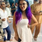 Gulki Joshi Instagram – Sorry, It’s not ur birthday post @siddharth.parmar.3586 🤪
It’s only because i love my hair ! 🤤 
P.S- @suveeraandswetesh spotted in the mirror 😆

#candid #organic #aboutlastnight #gulki #unicorn #magic #bliss