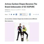Gurleen Chopra Instagram – Proud to be the brand Ambassador of GC ISOPURE! @drandhawa0069 thx for choosing me 🙏