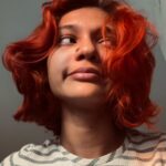 Haniya Nafisa Instagram - Golden hour and orange hair 🌱
