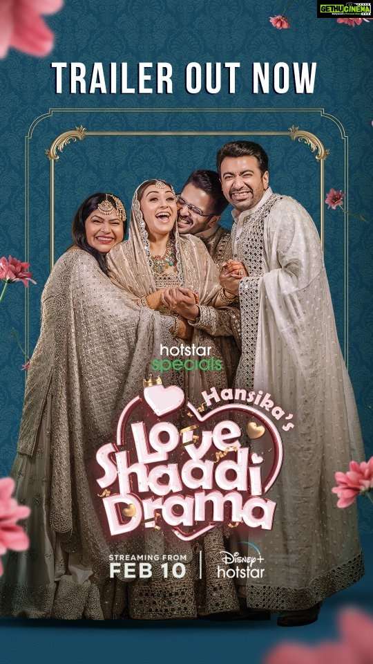Hansika Motwani Instagram - Here you go! The awaited trailer of #HansikasLoveShaadiDrama is out now! Watch #HotstarSpecials #HansikasLoveShaadiDrama on #Disneyplushotstar from Feb 10 #Sohaelkhaturiya @its_happyunicorn @avinhari @arabbhiathreya @uttam.domale @dattanaomi @ajaym7 @kutlekhan #Hansika #HansikaWedsSohael