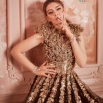 Hansika Motwani Instagram - An exclusive outfit from Rahul Mishra’s Paris Couture collection was a truly showstopping sight where the sheer gold and black gown looked absolutely flawless on the actor. With the beauty that she beholds, Hansika shared that she can go years without makeup. Head to the link in our bio for more on the star of the South! ✨ @ihansika Editor: @lavishakk Photographer: @kadamajay Creative directions and Styling: @shauryaathley Assistant Stylists: @janvhijaiswal @aprajitapuri Editorial Production Coordinator: @chrysallisbarretto Makeup: @makeupbyurmikaur Hair: @artistpoonamsolanki Outfit: @rahulmishra_7 Jewellery: @jaipurgems . . . . . . #WorldofWA #wedadvisor #coverstory #hansikamotwani #rahulmishra #coverstar #volume2 #weddingmagazine #trending #pariscoutureweek
