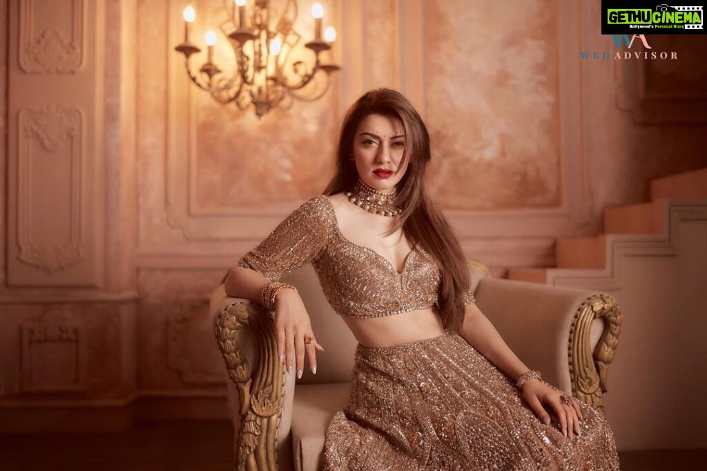 Hansika Motwani Instagram - “It was not until the Varmaala that it really hit me, Yes, it’s HAPPENING for real with the veil coming off and me walking to the love of my life”, the Bollywood diva opened up about her intimate wedding ceremony with WedAdvisor. Head to the link in our bio to read more about Hansika Motwani’s gorgeous nuptials ✨ @ihansika Editor: @lavishakk Photographer: @kadamajay Creative directions and Styling: @shauryaathley Assistant Stylists: @janvhijaiswal @aprajitapuri Editorial Production Coordinator: @chrysallisbarretto Makeup: @makeupbyurmikaur Hair: @artistpoonamsolanki Outfit: @dollyjstudio Jewellery: @jet_gems . . . . . . . #WorldofWA #wedadvisor #magazine #magazinecover #hansikamotwani #dollyj #coverstar #volume2 #weddingmagazine #trending