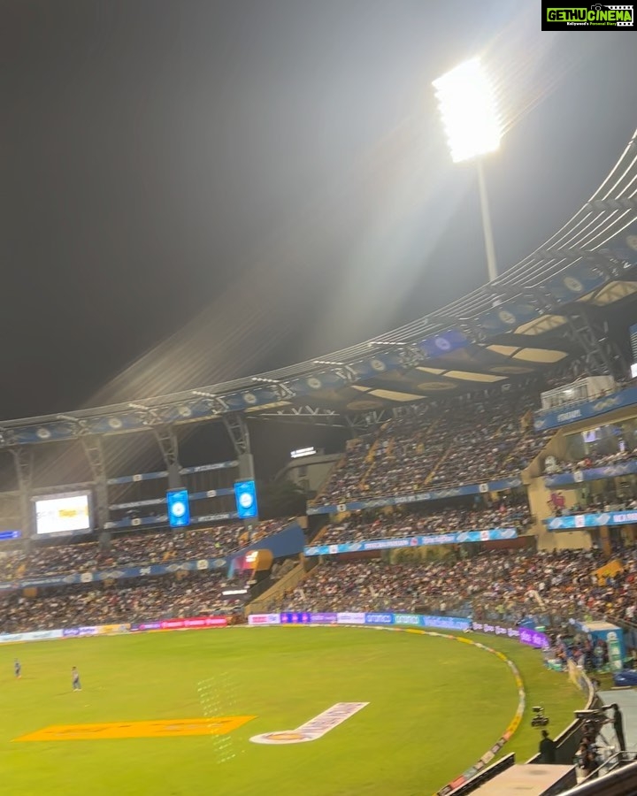 Hansika Motwani Instagram - Here for it 🏏 #MIvGT #IPL2023 Wankhede Stadium