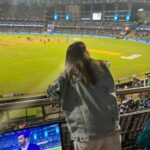 Hansika Motwani Instagram - Here for it 🏏 #MIvGT #IPL2023 Wankhede Stadium