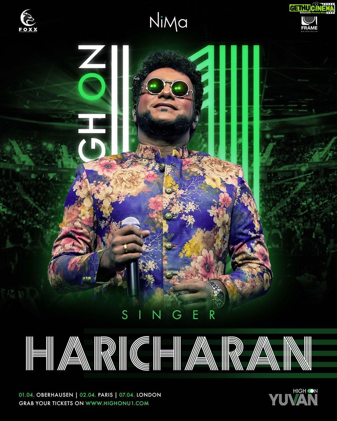 Haricharan Instagram - Get ready to experience @haricharanmusic live on stage in Europe ! π₯ Grab your tickets to vibe to his bangers at #highonu1 !π β οΈ follow to stay updated β οΈ π§ @kausi.official π©πͺ @nima.prod π¬π§ @foxx_eventmanagement π«π· @sokka_vigithan πͺπΊ @u1toureurope π¨Save the datesπ¨ π©πͺ 1st April 2023 π«π· 2nd April 2023 π¬π§ 7th April 2023 #nima #yuvan #u1 #yuvanism #yuvanbgm #yuvansongs #u1songs #yuvanforever #yuvanshankarraja #yuvanhits #yuvanmusical#yuvansoulmusic #yuvanbgm #yuvanlove #yuvanaddict #yuvandrugs #yuvanvoice #yuvanmelodies #haricharan #tamilconcert #switchon #highonu1 #highonyuvan2023 #highonyuvanConcert #u1germany2023 #u1paris2023 #u1uk2023 #u1europetour #U1toureurope