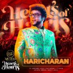 Haricharan Instagram - Welcoming @haricharanmusic for a night full of music and good vibes. Get ready to witness him performing live 💥 Hearts of Harris | Live in Kuala Lumpur 21 January 2023 Axiata Arena, Bukit Jalil Brought to you by MS GOLD ⚜️ @jharrisjayaraj @datoabdulmalik #HeartsofHarris #HarrisJbyMSC #malikstreams #HarrisJayaraj #liveinconcert #kualalumpur