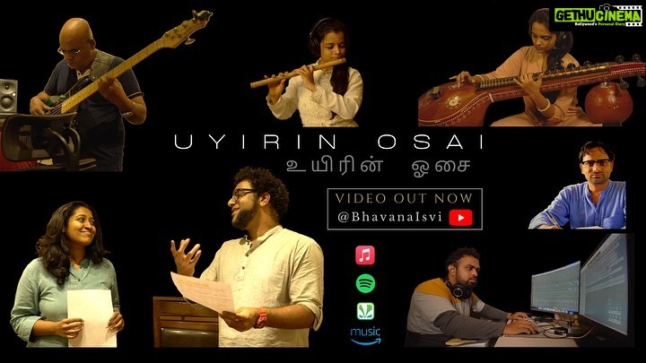 Haricharan Instagram - My first ever Original ‘Uyirin Osai’ in Tamizh and ‘Kaivasam’ in Telugu are OUT NOW on my YouTube channel. Head over to the Linktree link in my Bio to check the music videos of both the versions!! ‘Uyirin Osai’ and ‘Kaivasam’ are available on all major music streaming platforms!! ♥️ I’ve got to collaborate with some very important artists including @haricharanmusic , @keithpeters_bassman , @mukundanraman , @prateeshkp , @girl_flautist , @sravya.vainika , @midhunmanojj and @sureshpermal on these songs of mine! Do follow us, listen to our music, spread the word and support independent music! #uyirinosai #kaivasamthesong #bhavanaisvi #isvioriginals #instagram #artistsofinstagram #independentmusic #original #og #originalmusic #singersongwriter #singer #musician #bass #musicproducer #musicproduction #flute #veena #indian #indianmusic #youtube