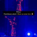 Haricharan Instagram - Aval + Haricharan + Loves ✨🫰🏽❤️ . . . #haricharan #sanaconcert #soundsofthesouth #aval #love #tamilconcert #soulful #sharethelove #dedicate #reynurajan