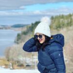 Harika Narayan Instagram - Snow Baby❄️☃️ . . . #myfirstsnow #sweden #natureatitsbest Stockholm, Sweden