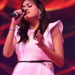 Harika Narayan Instagram - One Life, own it🤍💥✨ . . . . . #live #performer #stagelove #onelife #collegegig