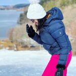 Harika Narayan Instagram - Snow Baby❄️☃️ . . . #myfirstsnow #sweden #natureatitsbest Stockholm, Sweden